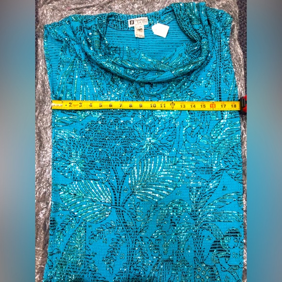 France’s La Vie Elegant Blue Women's Dress LIKE NEW! EXCELLENT CONDITION! Size 4 - Picture 9 of 12